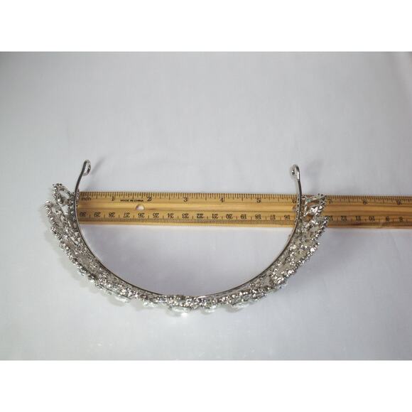 Rhinestone bridal tiara, prom Quenceanera princess party birthday crown, tiara main image 4